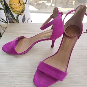 Kelly & Katie Bright Fuchsia Ankle-Strap Heels